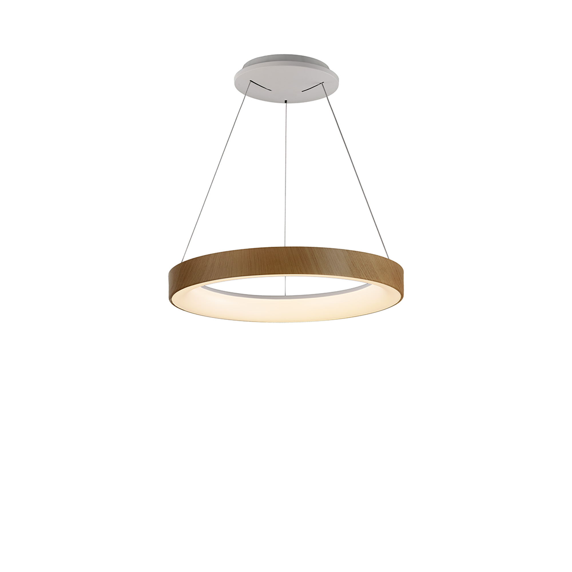 Niseko Wood Ceiling Lights Mantra Fusion Ring Pendants